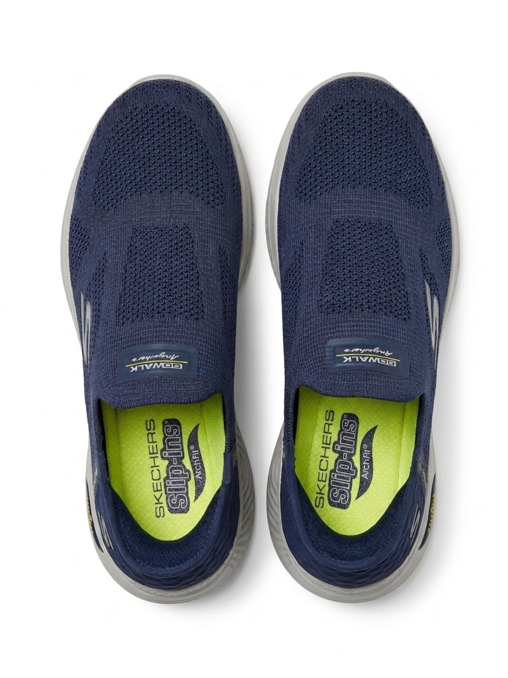 Skechers Slip-Ins GO WALK Anywhere Navy Blue Sneakers 8 Gorpcore Travel